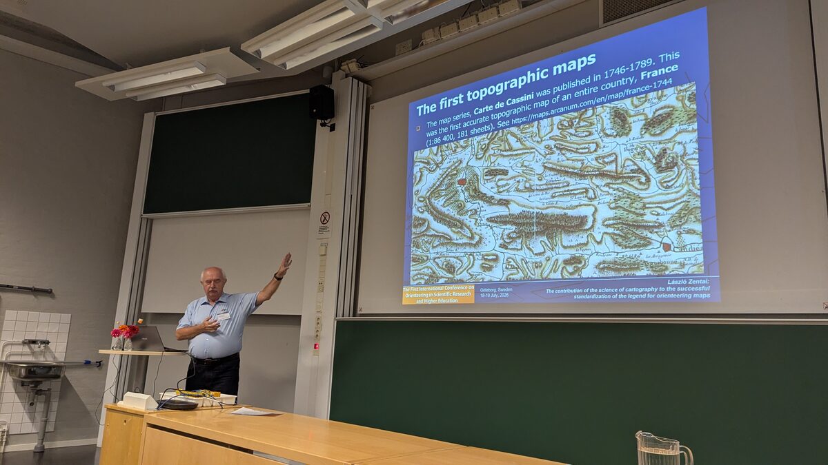 A presentation about the history of orienteering maps